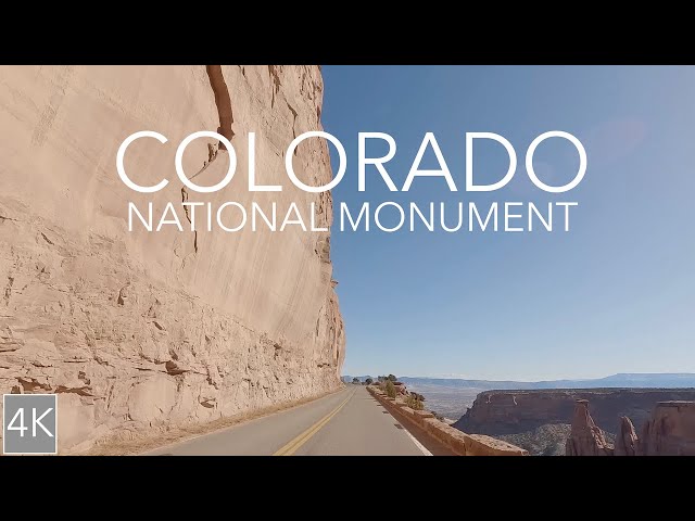 Colorado National Monument Scenic Drive 4K - Driving and Overlook Tour