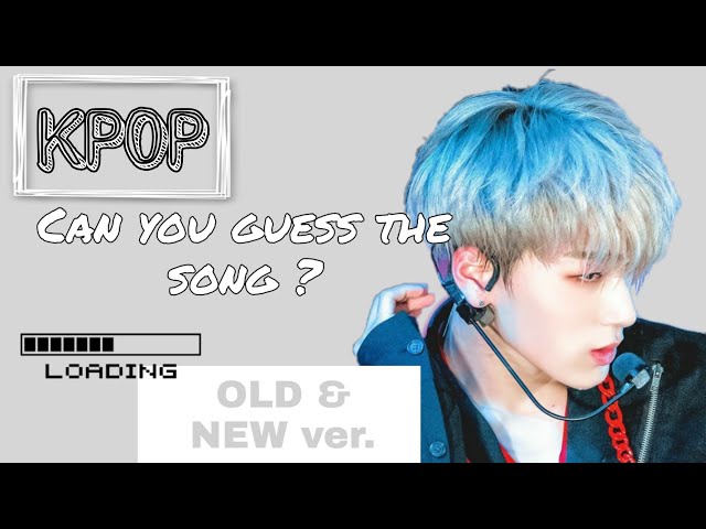 [KPOP] GUESS THE SONG IN 10 SECONDS | OLD AND NEW VER. | KPOP&PEANUTS