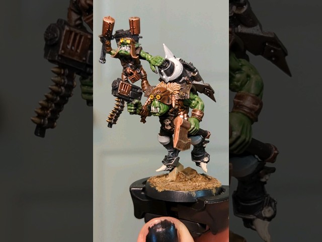 Somebody buy me more models so I can keep doing this forever #warhammer40k #orks #minipainting #lore