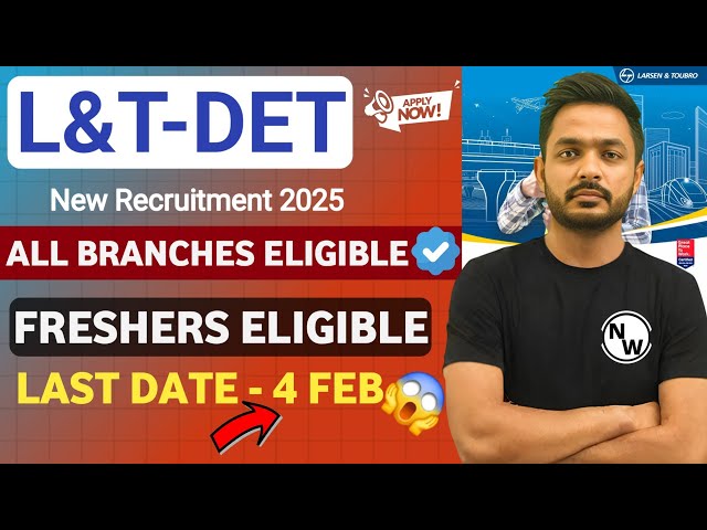 L&T New Recruitment 2025 For Freshers| L and T Jobs For Freshers| L and T Vacancy 2025 | Latest Jobs