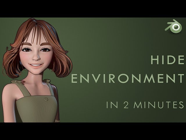 Hide HDRI Environment - Blender 2.8 Tutorial