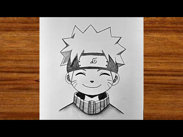 Easy anime drawing | How to draw kid Naruto drawing for beginners | Naruto drawing step by step