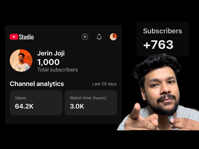 How I Hit 1K Subscribers and 3K Watch Hours: 5 Tips You Need To Know (2025 Version)