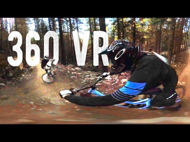 Whistler Bike Park In 360 VR // With HUGE Crash