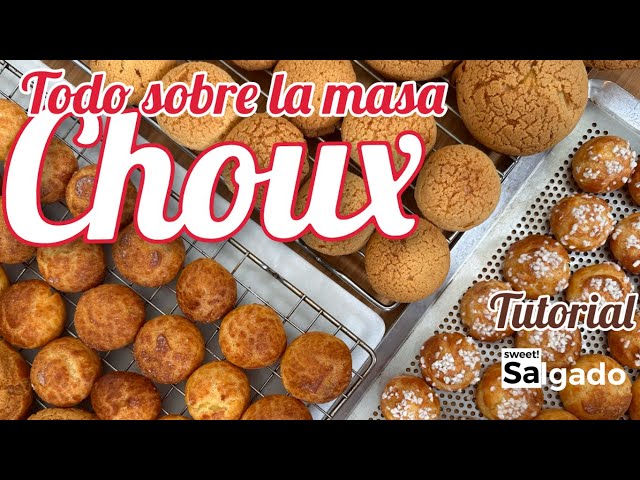 MASA CHOUX 👉🏼 PROFITEROLES - CHOUQUETTES - CRAQUELIN - PROFITEROL CON HELADO Y CHOCOLATE CALIENTE