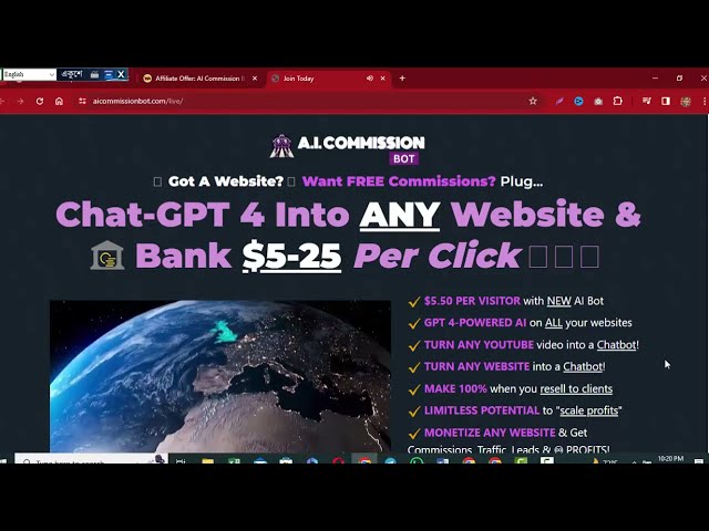 AI Commission Bot Review – Make $5-25 Per Click