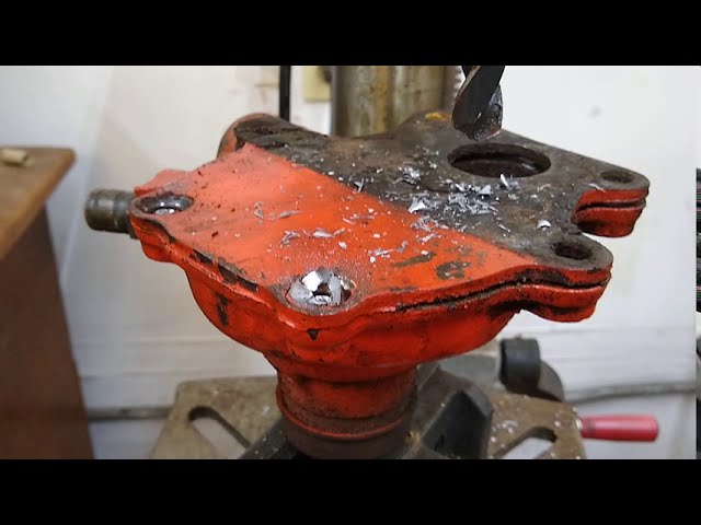 GMC 228 Water Pump Rebuild Part 2 - Remove back plate