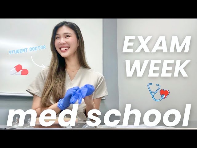 med school exam week STUDY VLOG 🩺📚 suture lab, how i study, medical school exam, USMLE boards