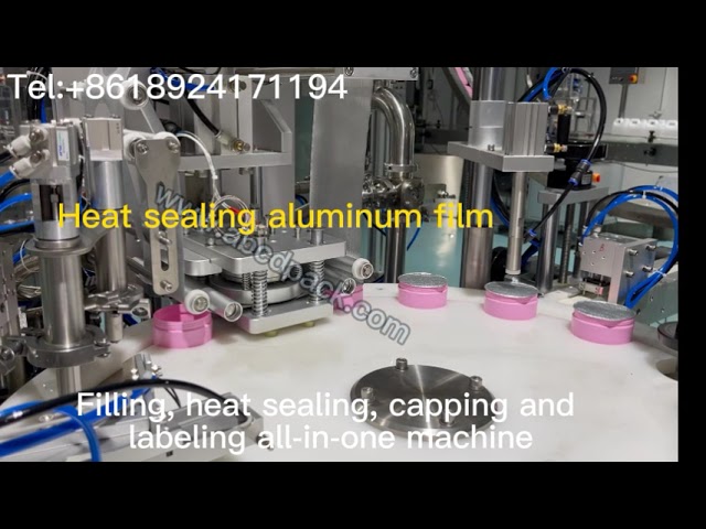 Aluminum foil sealing machine