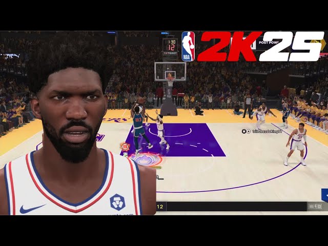 JOEL EMBIID FOR 3 QUARTERS AGAINST MY OPPONENT!!! | NBA 2K25 GAMEPLAY