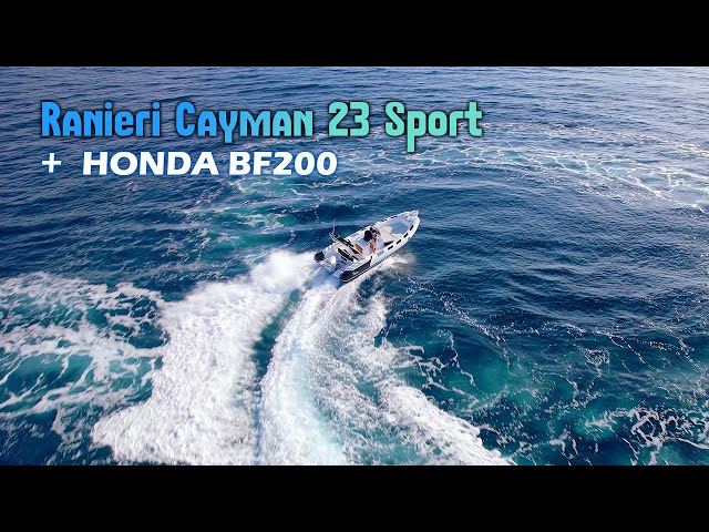 TEST DRIVE - Ranieri Cayman 23 Sport + Honda BF200 (DJI Air 2S)