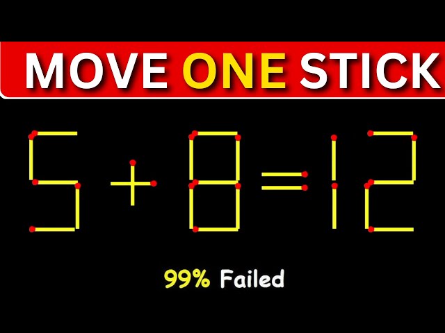 🏆🕵️‍♂️ Impossible Matchstick Puzzle! Can You Crack It? 🔥🧠