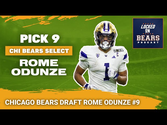 Chicago Bears Pick Rome Odunze | 2024 NFL Draft Coverage