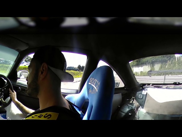 drifting Birmingham wheels in Nissan Silvia s14a