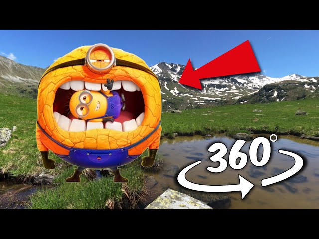 Mega Minions Jerry Finding Challenge! 360˚ VR