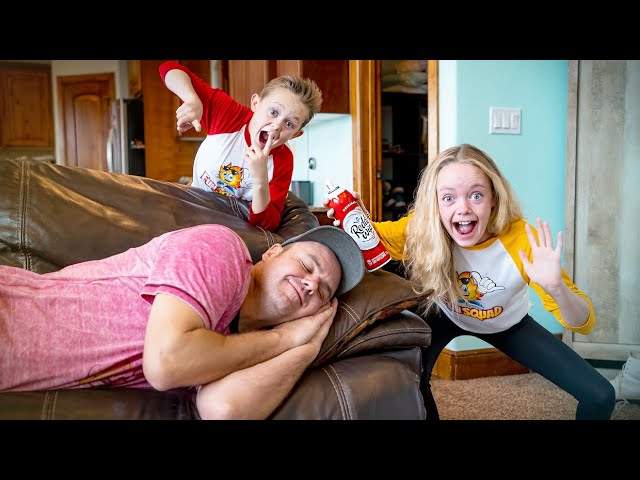 Kids Fun TV Sneaky Jokes Compilation Video: Jokes On Dad, April Fools Jokes, Funny Jokes!