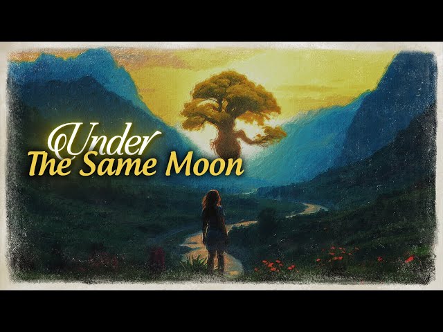 Under the Same Moon | Soulful Ballad of Longing and Heartache (Lyrics Video) | Suno Ai Music