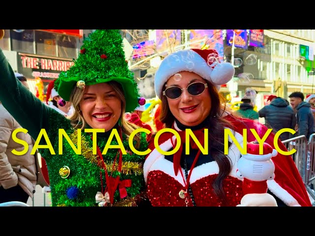 NYC SANTACON is so much fun! What happened in Times Square??? Dec 14, 2024