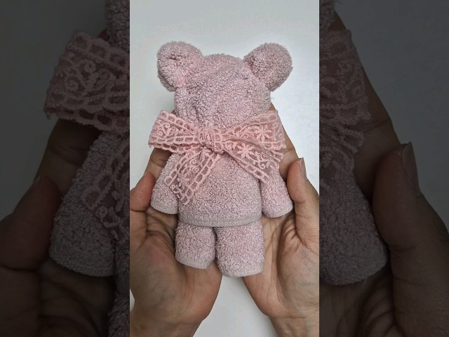 수건으로 곰인형 만들기 #diy #수건 #곰인형 #선물포장 #towel #bear