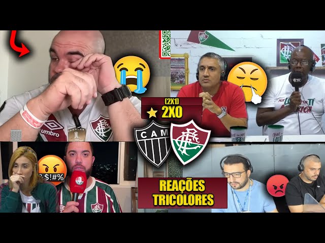 REAÇÕES dos TRICOLORES FURIOSOS com a ELIMINAÇÃO - ATLÉTICO-MG 2X0 FLUMINENSE [REACT LIBERTADORES]