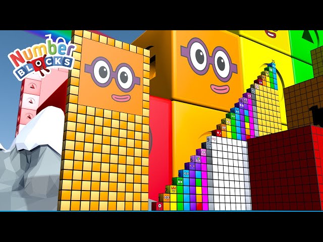 Numberblock Step Squad 200 vs 25,000,000 - Count to 500,000,000 Song - Learn to Count Big Numbers!