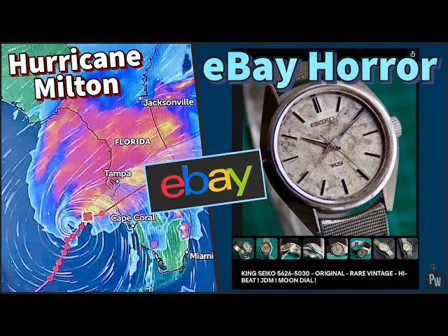 eBay Horror Story + Hurricane Milton = Bad Weekend — King Seiko 5626-5030 — Worst Post EVER