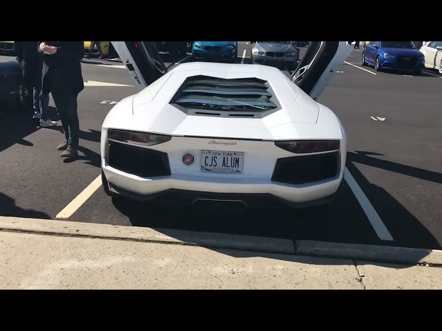 Lamborghini Aventador Startup and Rev Sound