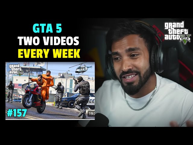 TWO GTA 5 VIDEOS EVERY WEEK | TECHNO GAMERZ GTA 5 NEW VIDEO #157 | UJJWAL GTA 5 NEW EPISODE #157