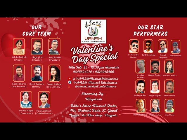 Valentine's Day Special | VANSH Musical Entertainers