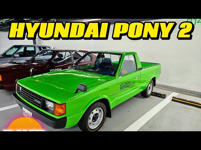 Hyundai Pony 2 - Pickup truck (Retro car) - Walk around and first look