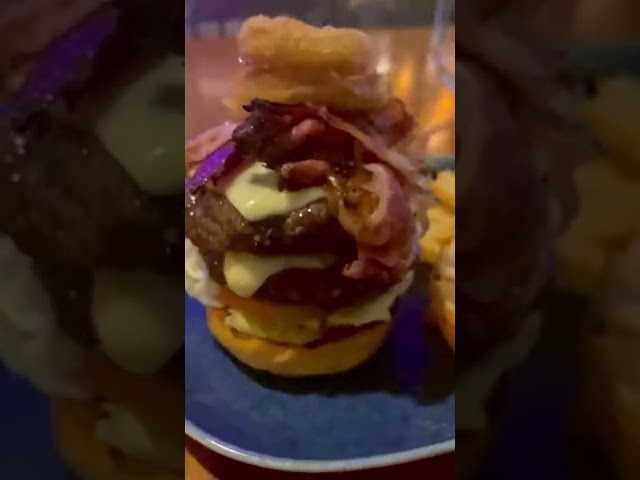 DOUBLE STACK CHEESEBURGER AT KEMANG VILLAGE