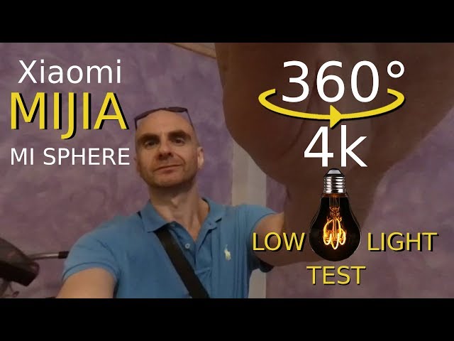 Xiaomi Mijia Mi Sphere 360 - 4K indoor test [ITA sub ENG]