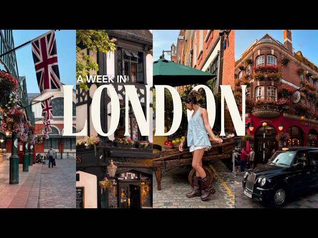 A WEEK IN LONDON🇬🇧 a cozy girl travel vlog