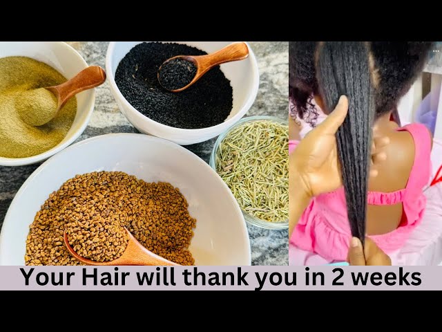 Nature and Effective Herbal Oil that Boosts Hair Growth #diyhairgrowthoil