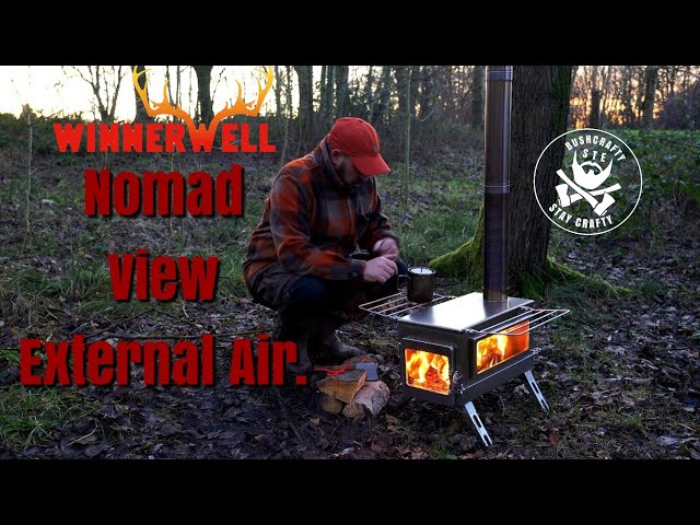 Winnerwell Nomad Double View External Air. First Burn.