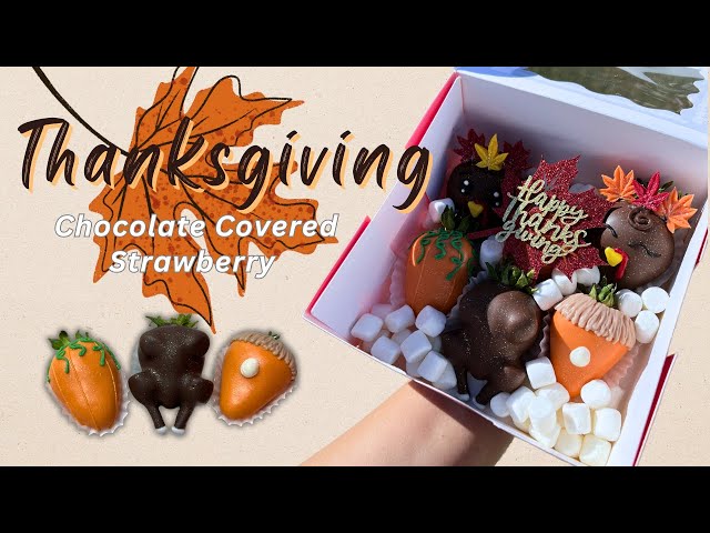 Hot to Make: Thanksgiving Turkey Chocolate Covered Strawberries