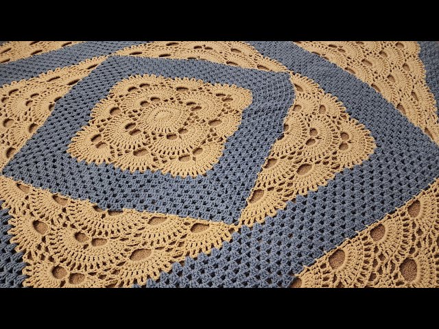 Part 4 - The Virus Meets Granny Kaleidoscope Blanket - Crochet Tutorial!