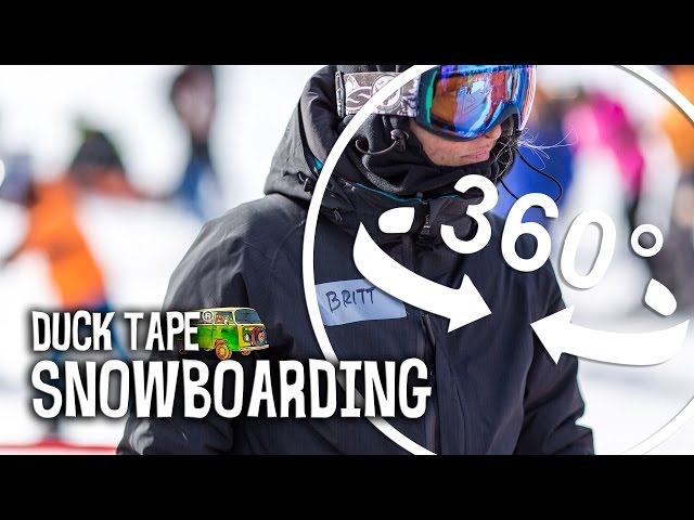 Duck Tape® Road Trip: 360 View of Snowboarding at Mt. Baker