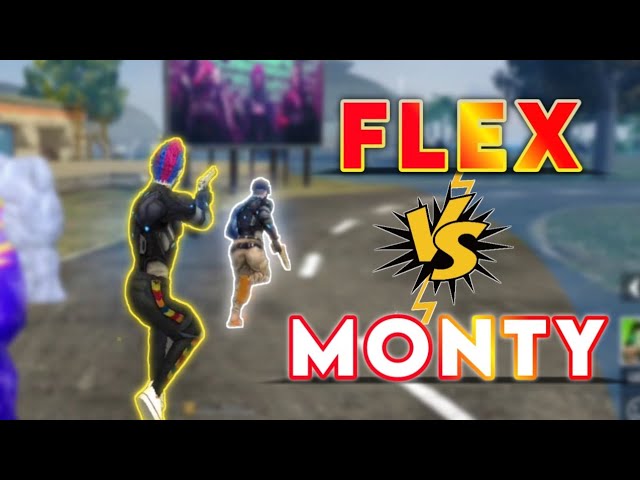 Monty Vs Flex With Meme Complication 😅 #freefire #freefire1vs1