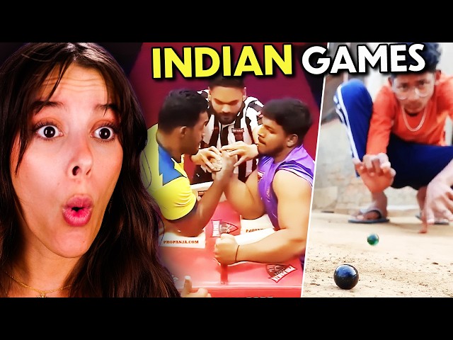 Americans Try Not To Lose - Traditional Indian Games!