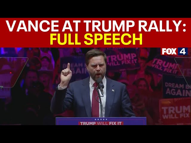 JD Vance at Trump rally in NYC: FULL SPEECH