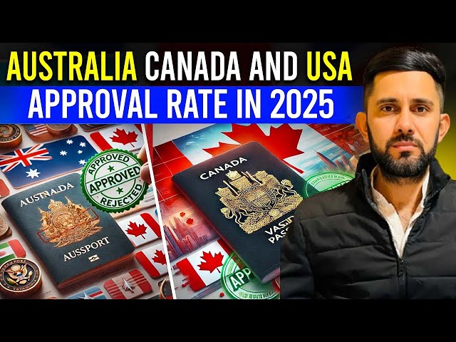 Australia Canada USA Visa Approval Rate In 2025