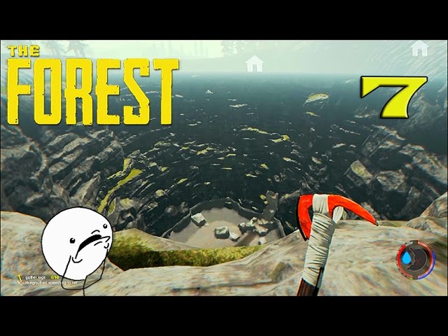 ENTRANDO AL CRATER GIGANTE  |The Forest #7  | Sebaswarplay