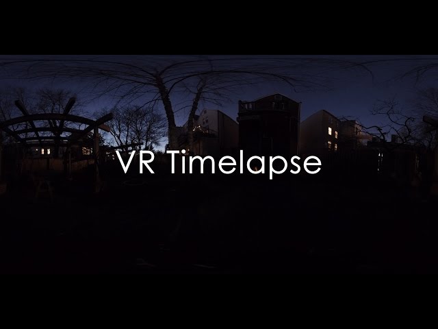 Daily 360 - Virtual Reality Timelapse (Backyard)