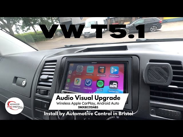 Upgrade Your VW T5.1 Get Wireless Apple CarPlay & Reversing Camera DMX8021DABS #vwt5 #caraudio