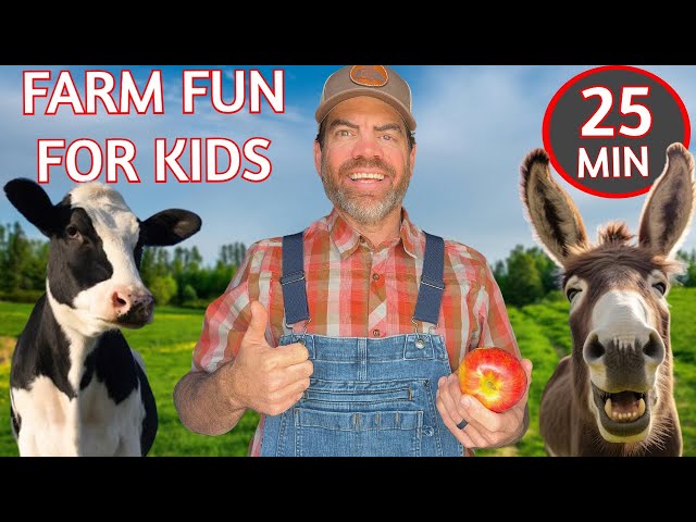 Farmer Jason Needs Help Feeding The Animals Some Treats! 🍎