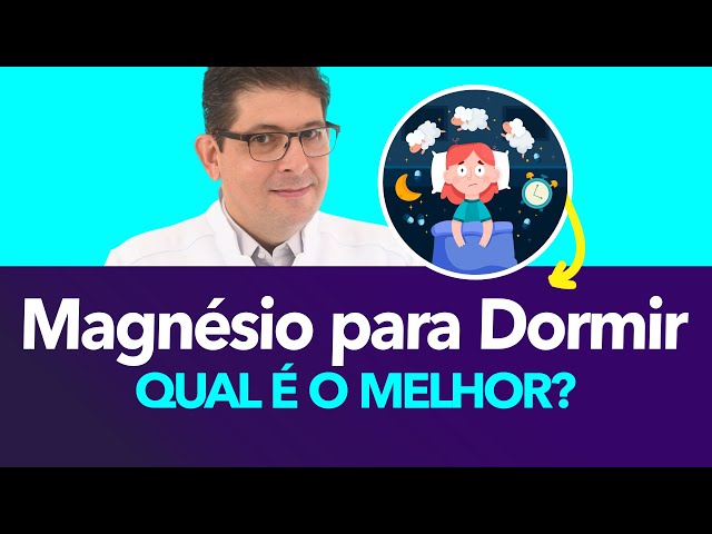 Qual o melhor magnésio para dormir | Dr Juliano Teles