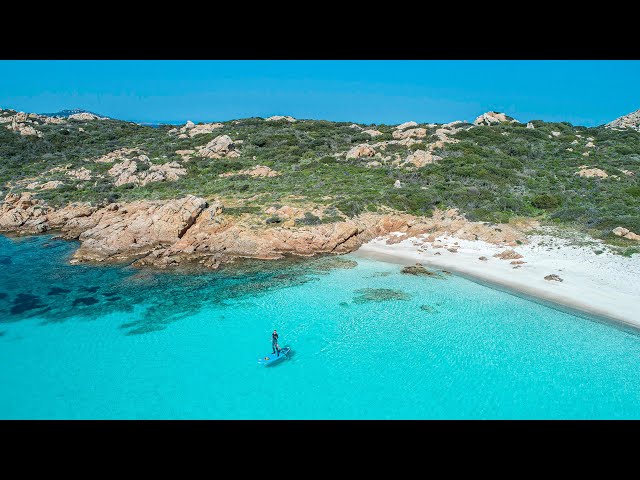 SARDINIA - Costa Smeralda Tour with S.U.P. - Relaxing Video VR 360 5K