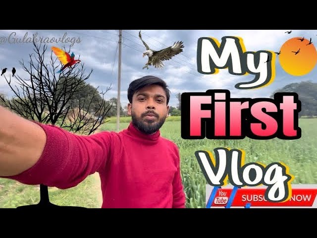 Village farming vlog | My First vlog #gulabraovlogs #gulabrao #basti