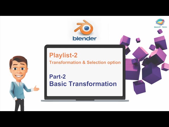 Basic Transformation (Scale,Rotate) in Blender |  3D Blender for Beginners | 3D Tutorial in Hindi